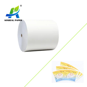 Papel branco de custódia revestido de PE de 1 lado de alta qualidade em tamanho personalizado de rolo ou folha 