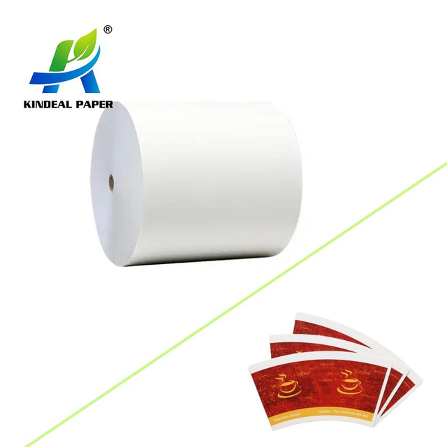 Rolo de papel FSC papel revestido de Pe de lado único para produção de placas de copo por fornecedor chinês