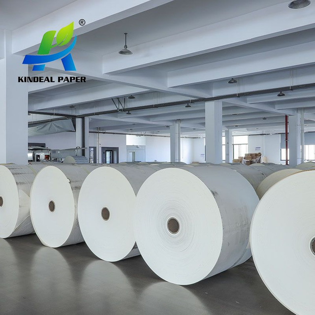 Papel revestido de poliéster único de 190 g / m² para copos de 4 onças, 5 onças e 6 onças fabricados por fabricantes chineses