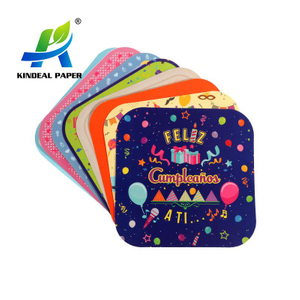 Placa de papel de qualidade alimentar GCU para matéria-prima de placa de papel com superfície revestida de argila brilhante 