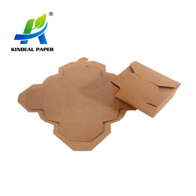 Rolos de papel Kraft revestidos de poli para fazer caixas de embalagens de alimentos para viagem