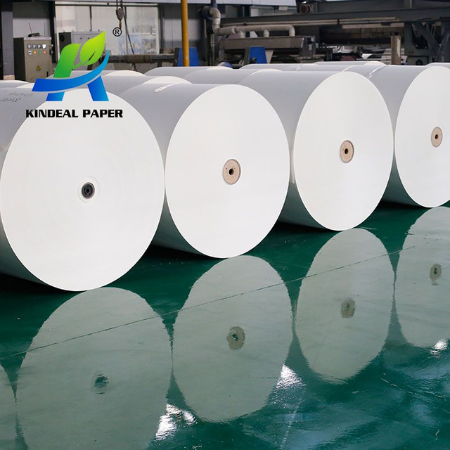 Copo de papel revestido com Pla de um lado Copo descartável de matéria-prima para fabricação de papel em rolo