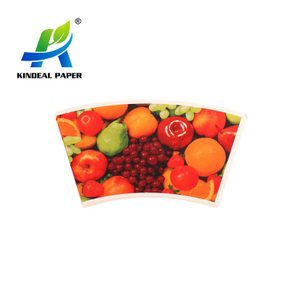 Papel de estoque de copo revestido com Pe de dois lados de alto volume 190GSM para fazer copos de bebidas de 12 onças ou 14 onças.