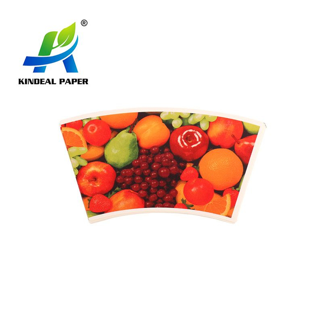 Papel de estoque de copo revestido com Pe de dois lados de alto volume 190GSM para fazer copos de bebidas de 12 onças ou 14 onças.