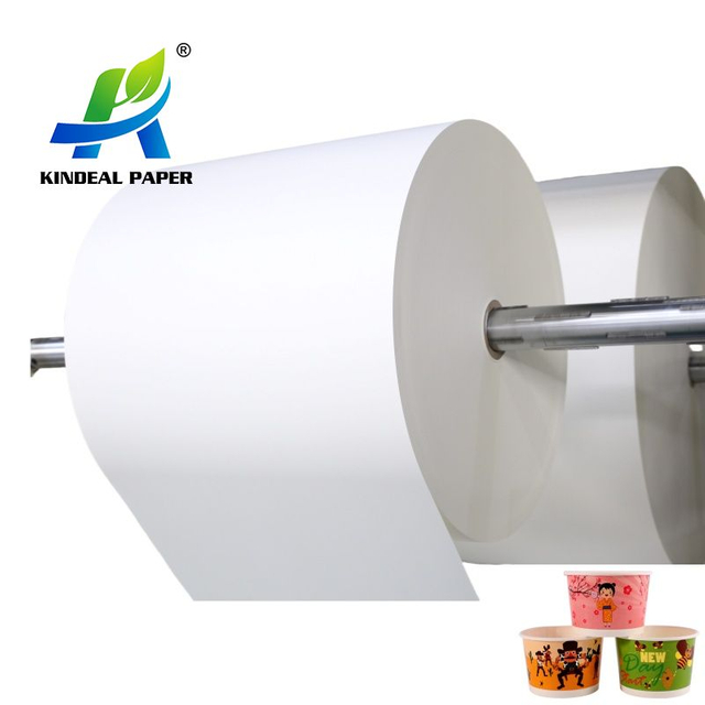 Rolo de papel revestido de Pe para fazer copos de papel e tigelas de papel com preço competitivo