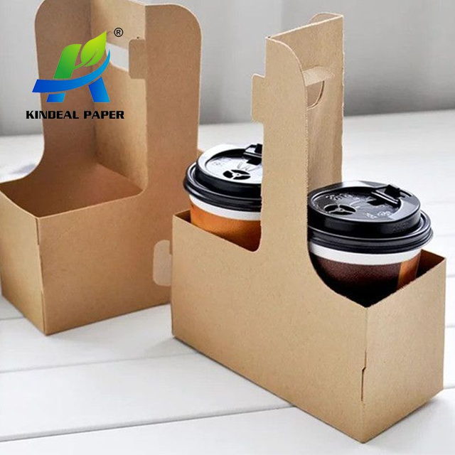Suporte de copo afastado descartável material de papel amigável do café de Eco