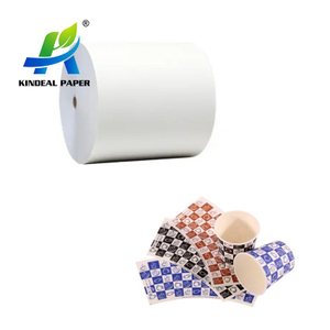Papel de polpa de madeira virgem de qualidade alimentar para copos de papel - papel premium para fazer copos para fazer xícaras de café