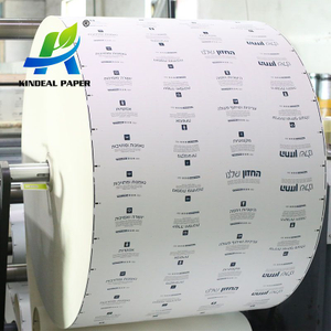 Papel Cupstock a granel super alto de baixa grama e alta resistência em rolo com um lado revestido com Pe 